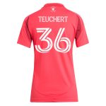 women8217s st. louis city sc cedric teuchert adidas pink 2025 forever city red replica player jersey | Inter Miami CF Jerseys, Hats, and MLS Fan Gear
