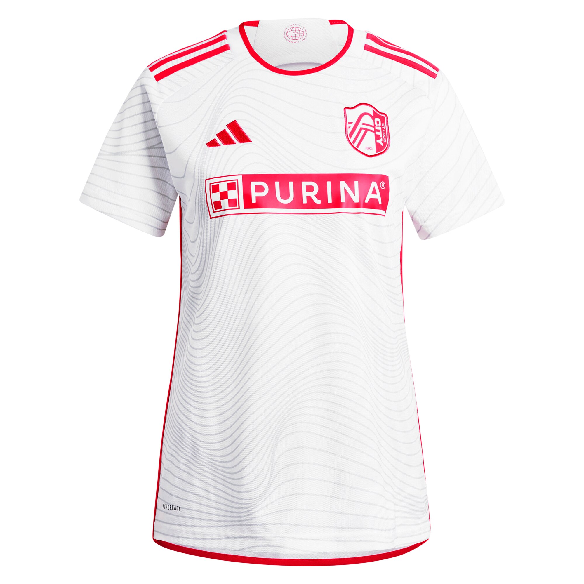 women8217s st. louis city sc cedric teuchert adidas white 2024 the confluence kit replica player jersey | Inter Miami CF Jerseys, Hats, and MLS Fan Gear