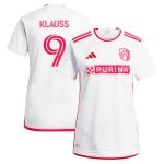 women8217s st. louis city sc joão klauss adidas white 2024 the confluence kit replica player jersey | Inter Miami CF Jerseys, Hats, and MLS Fan Gear