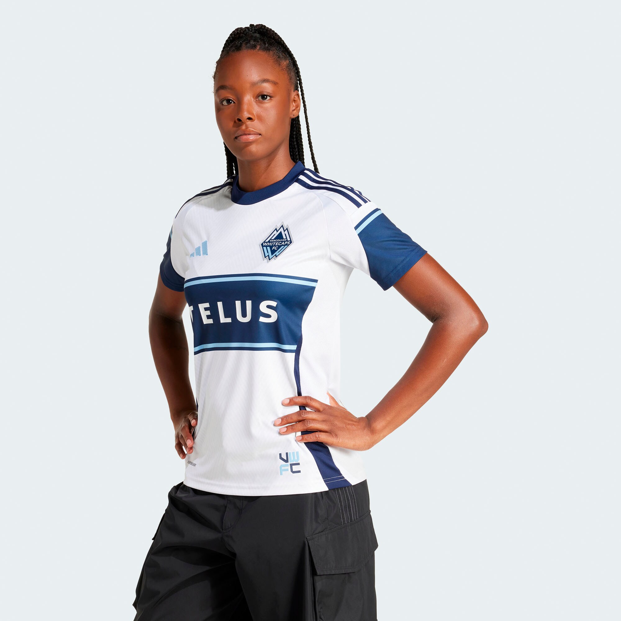 women8217s vancouver whitecaps fc adidas white 2025 the peak replica jersey | Inter Miami CF Jerseys, Hats, and MLS Fan Gear
