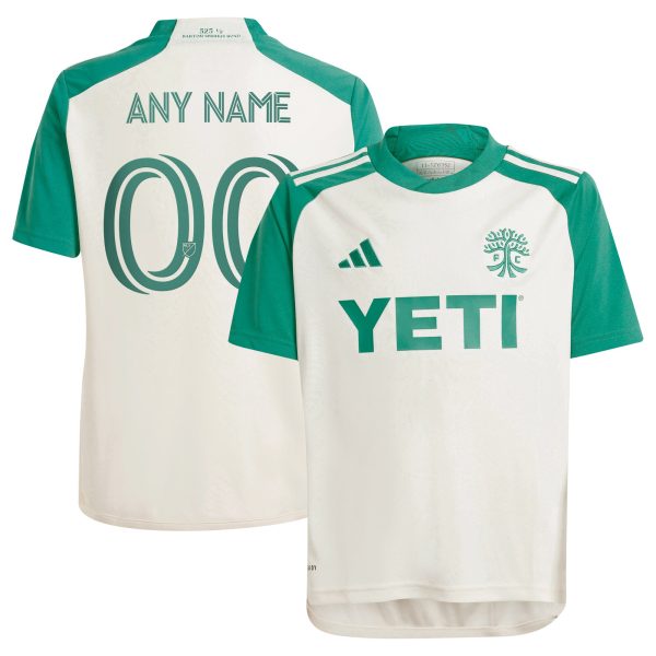 youth austin fc adidas tan 2024 the armadillo kit replica custom jersey | Inter Miami CF Jerseys, Hats, and MLS Fan Gear