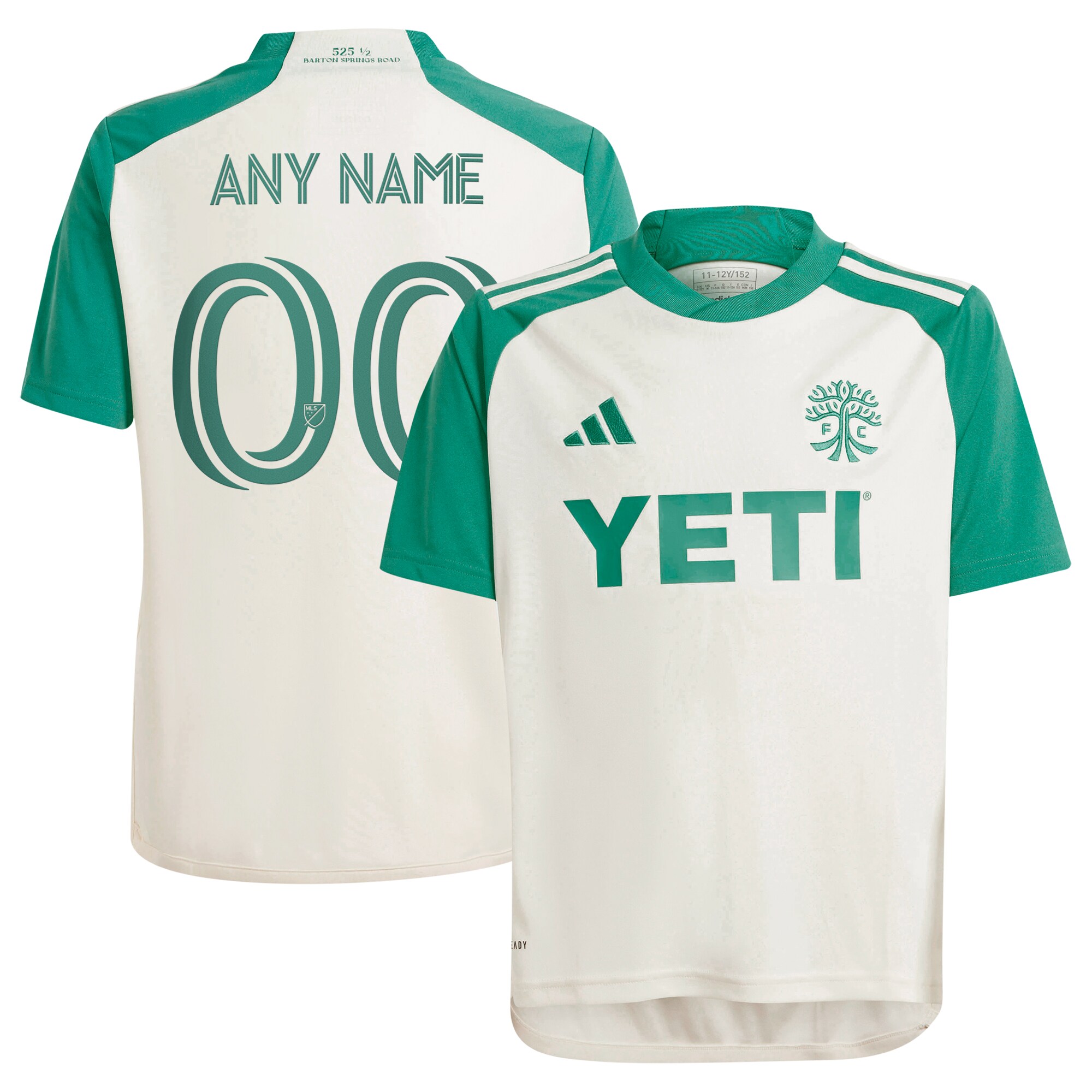 youth austin fc adidas tan 2024 the armadillo kit replica custom jersey | Inter Miami CF Jerseys, Hats, and MLS Fan Gear