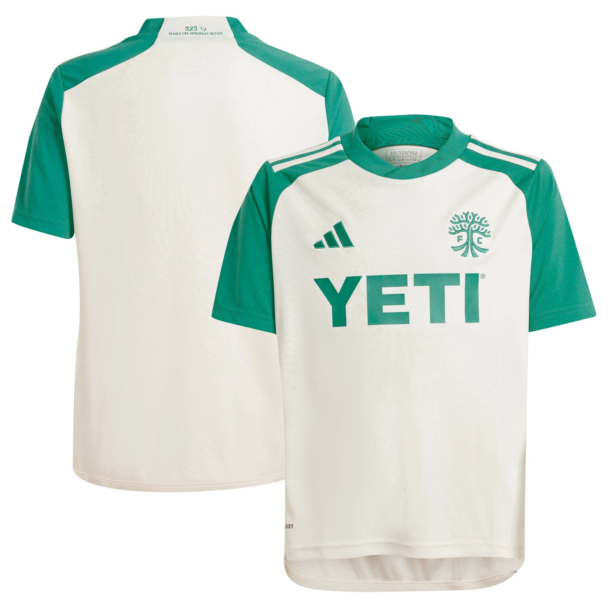 youth austin fc adidas tan 2024 the armadillo kit replica jersey | Inter Miami CF Jerseys, Hats, and MLS Fan Gear