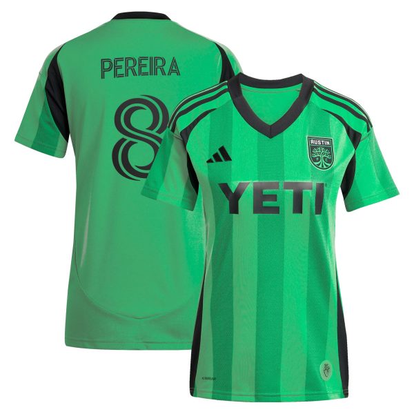 youth austin fc daniel pereira adidas green 2025 the heartbeat kit replica player jersey | Inter Miami CF Jerseys, Hats, and MLS Fan Gear