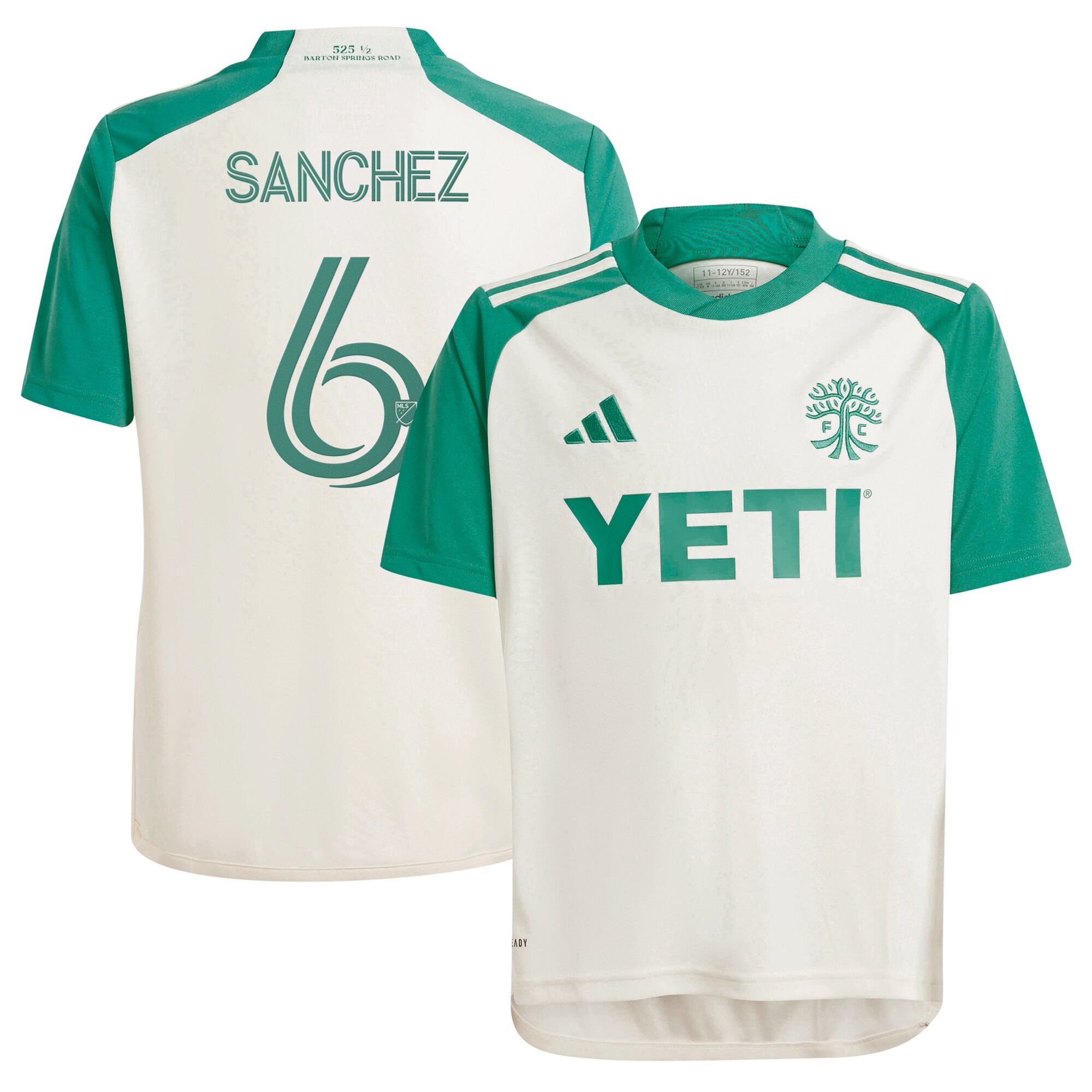 youth austin fc ilie sanchez adidas tan 2024 the armadillo kit replica player jersey | Inter Miami CF Jerseys, Hats, and MLS Fan Gear