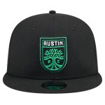 youth austin fc new era black 9fifty snapback trucker hat | Inter Miami CF Jerseys, Hats, and MLS Fan Gear