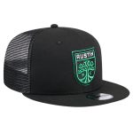 youth austin fc new era black 9fifty snapback trucker hat | Inter Miami CF Jerseys, Hats, and MLS Fan Gear