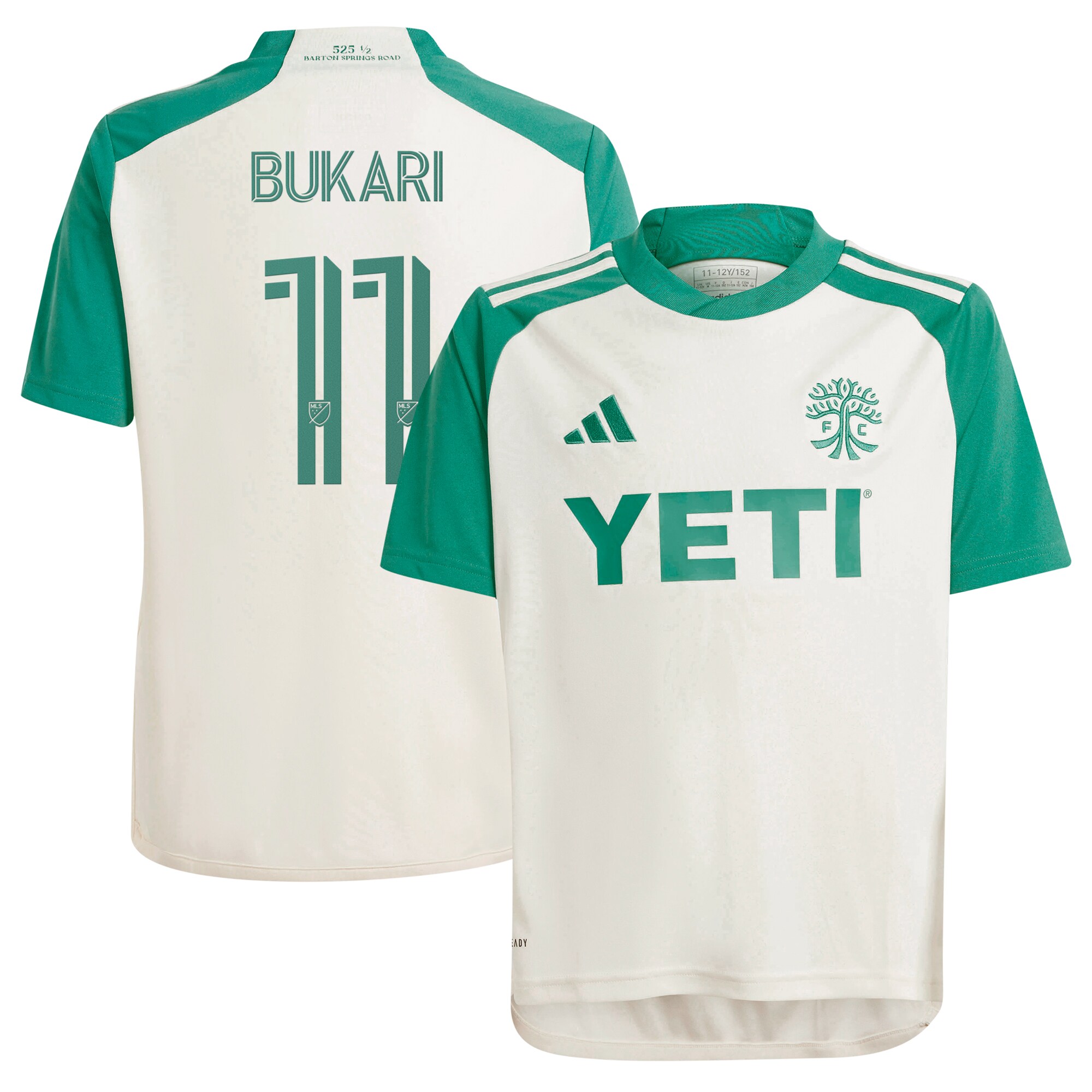 youth austin fc osman bukari adidas tan 2024 the armadillo kit replica player jersey | Inter Miami CF Jerseys, Hats, and MLS Fan Gear