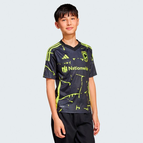 youth columbus crew adidas black 2025 the goosebumps kit replica jersey | Inter Miami CF Jerseys, Hats, and MLS Fan Gear