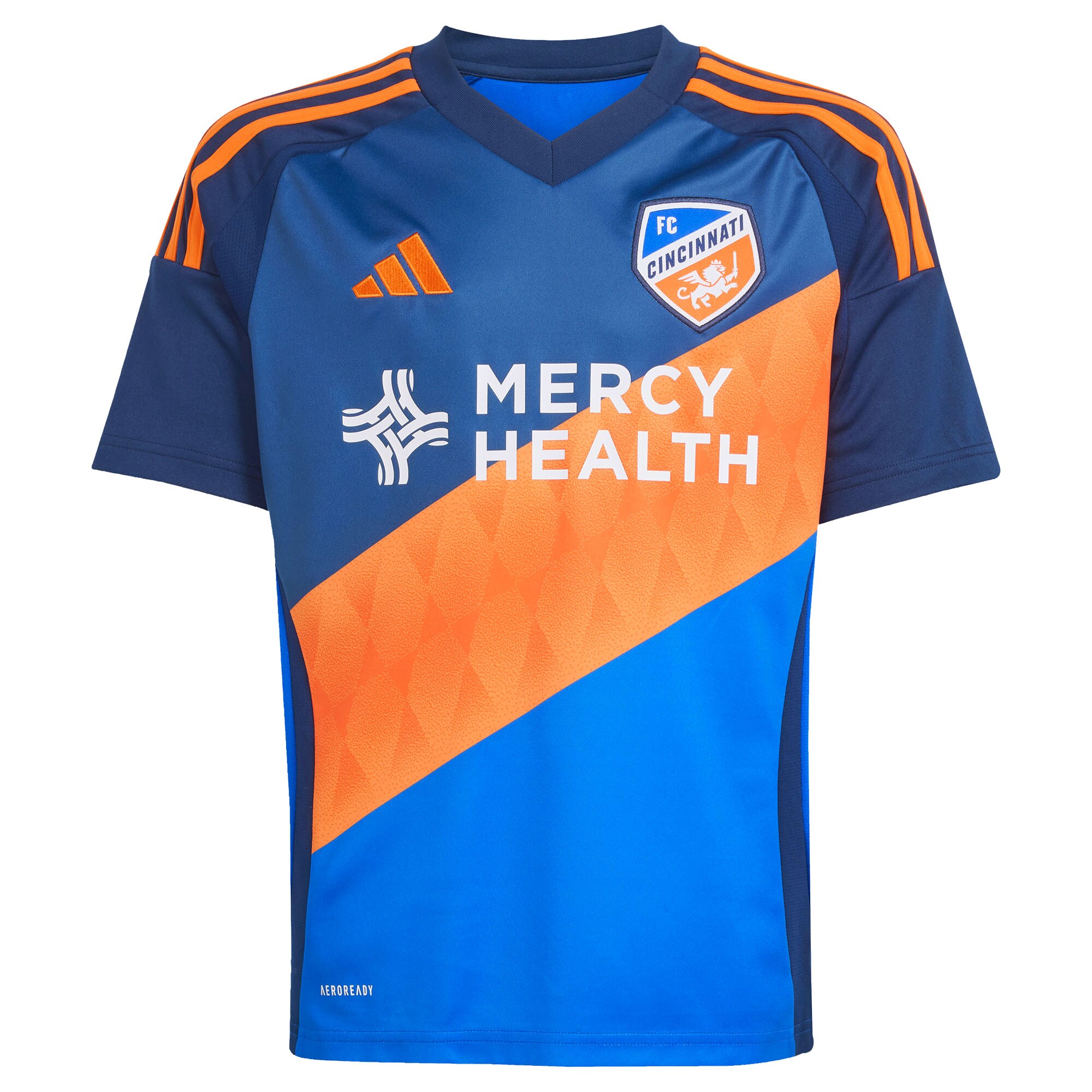 youth fc cincinnati adidas blue 2025 orange and blue legacy kit replica custom jersey | Inter Miami CF Jerseys, Hats, and MLS Fan Gear