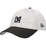 youth lafc new era grayblack active 9forty adjustable hat | Inter Miami CF Jerseys, Hats, and MLS Fan Gear