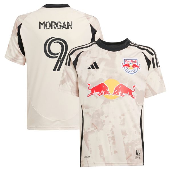 youth new york red bulls lewis morgan adidas tan 2025 stone kit replica player jersey | Inter Miami CF Jerseys, Hats, and MLS Fan Gear