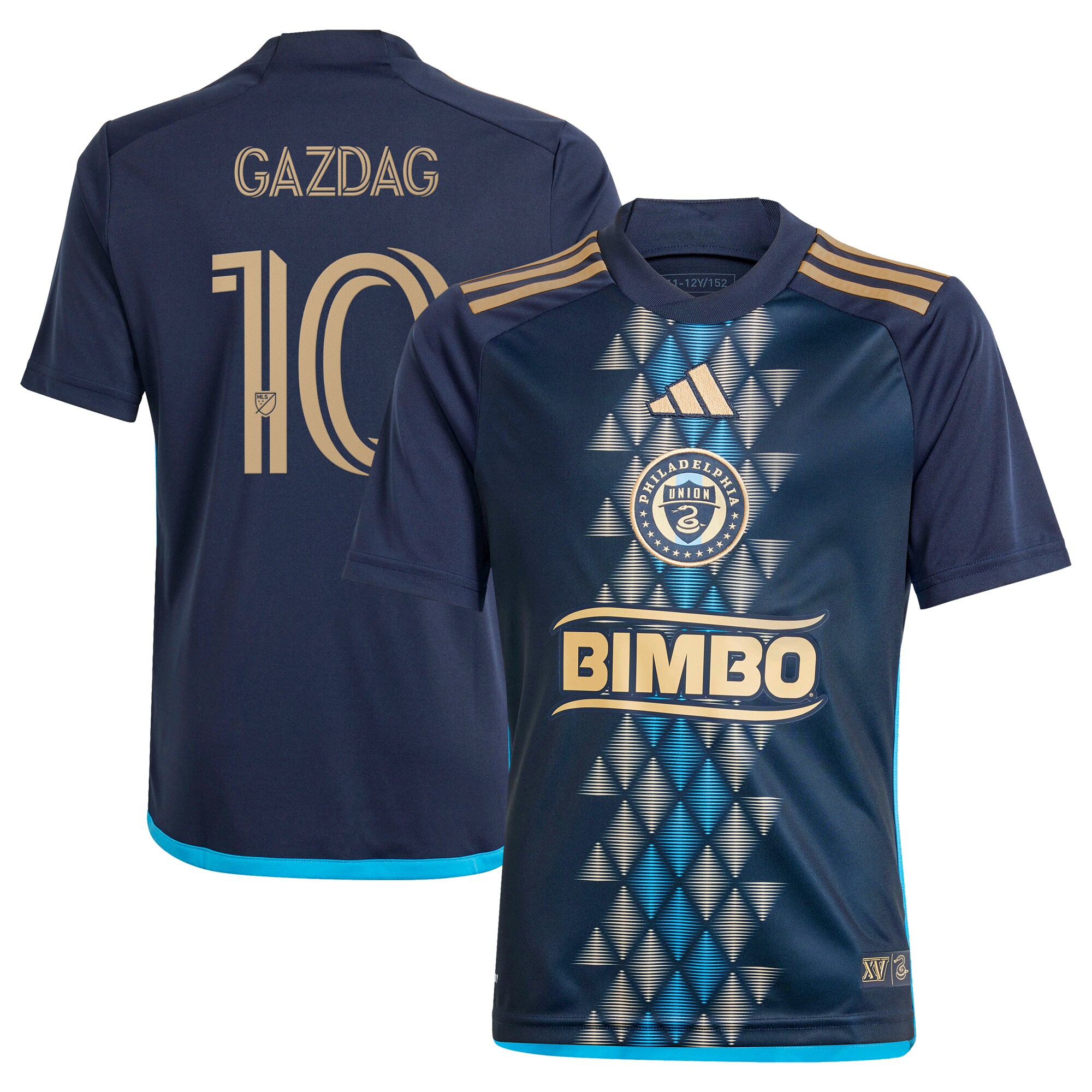 youth philadelphia union daniel gazdag adidas navy 2024 the xv kit replica player jersey | Inter Miami CF Jerseys, Hats, and MLS Fan Gear