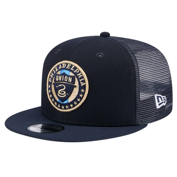 youth philadelphia union new era navy 9fifty snapback trucker hat | Inter Miami CF Jerseys, Hats, and MLS Fan Gear