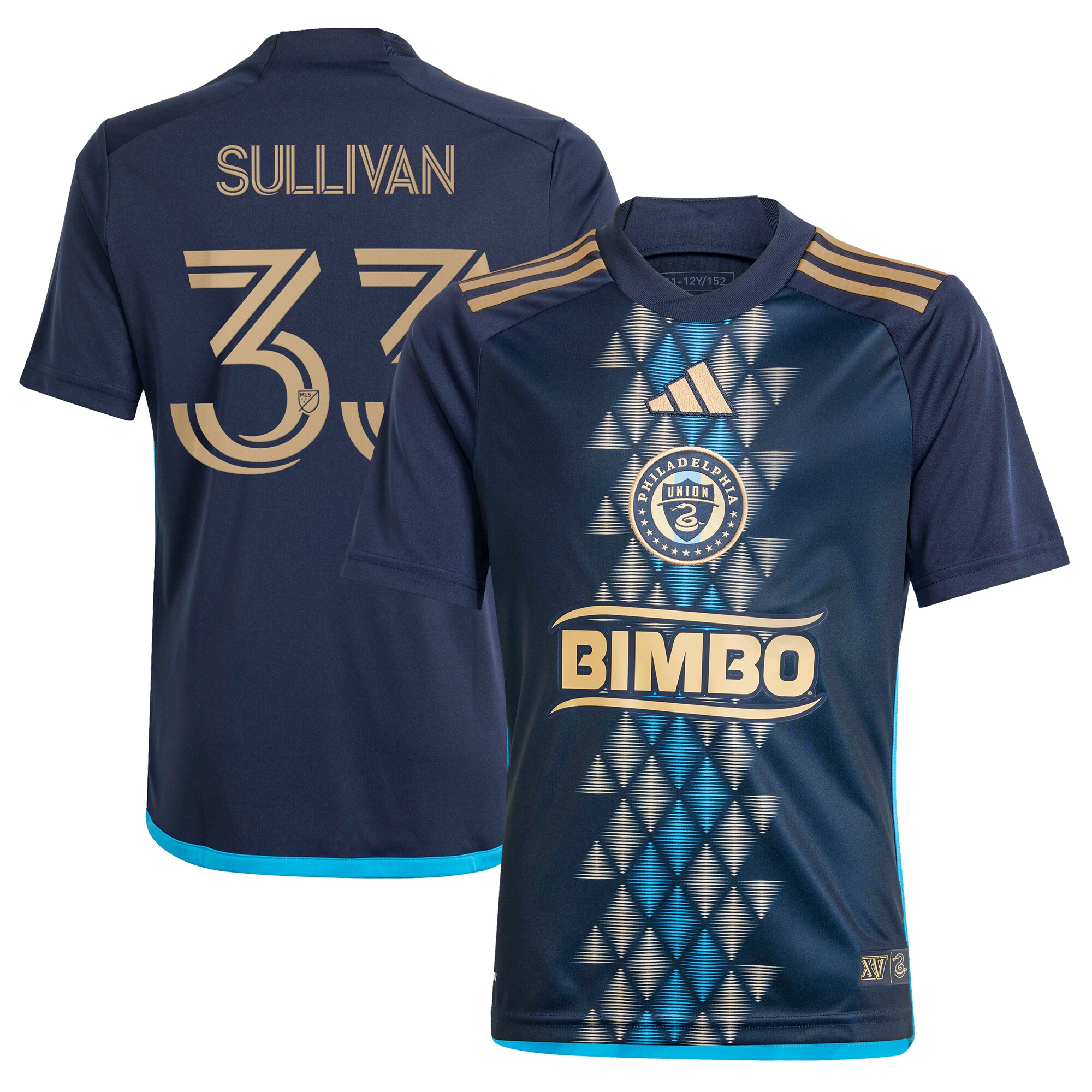youth philadelphia union quinn sullivan adidas navy 2024 the xv kit replica player jersey | Inter Miami CF Jerseys, Hats, and MLS Fan Gear
