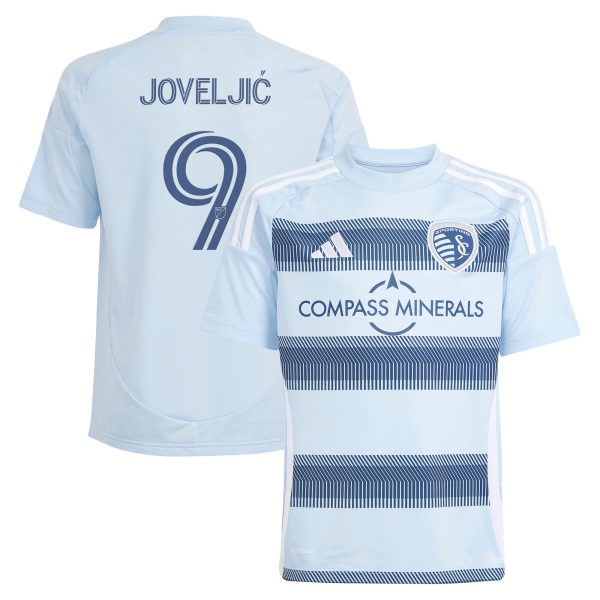 youth sporting kansas city dejan joveljic adidas light blue 2025 one kc replica player jersey | Inter Miami CF Jerseys, Hats, and MLS Fan Gear